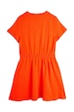 DÍVKA Dětské bavlněné šaty Mini Rodini Note 2525012142 oranžová