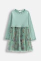 Coccodrillo rochie fete WC5129102DGK verde SS25
