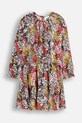 Coccodrillo vestito svasato multicolore WC5128101NGJ