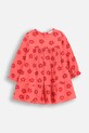 Coccodrillo sukienka niemowlęca rozkloszowany czerwony WC5128101NGN