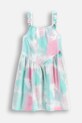 Παιδικό φόρεμα Coccodrillo στρογγυλό τιρκουάζ WC5128301IGK