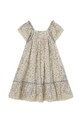 That's mine rochie cu amestec de in pentru copii Celina 151028. bej SS25