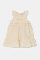 Jamiks rochie din bumbac pentru bebeluși AISZA II mini bej AISZA.II.Sukie.JLH015.G