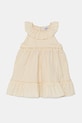Jamiks sukienka bawełniana niemowlęca AISZA II bawełna beżowy AISZA.II.Sukie.JLH015.G