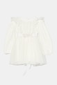 Šaty pre bábätká Jamiks GOLDIE látka biela GOLDIE.o.I.Suk.JWH027.G
