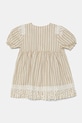 Dziewczynka Jamiks sukienka lniana dziecięca NAZANI II NAZANI.II.Suki.JLH164.G beżowy