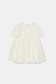 Jamiks rochie din bumbac pentru copii SHADE II SHADE.II.Sukie.JLH167.G alb SS25