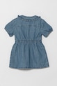 Παιδικό φόρεμα τζιν United Colors of Benetton 41DWGV029.P.Seasonal μπλε SS25