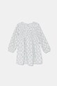 Дитяча бавовняна сукня United Colors of Benetton 40VFGV028.P.Seasonal білий SS25