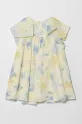 United Colors of Benetton rochie din bumbac pentru copii 4HYUGV02B.P.Seasonal bej SS25