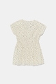 United Colors of Benetton sukienka dziecięca 4KEUGV02D.P.Seasonal beżowy SS25