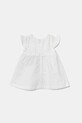 Дитяча лляна сукня United Colors of Benetton 43WBAV00N.W.Seasonal білий SS25