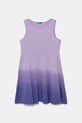 United Colors of Benetton sukienka bawełniana dziecięca bawełna fioletowy 3NPDCV011.G.Seasonal