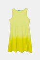Дитяча бавовняна сукня United Colors of Benetton бавовна зелений 3NPDCV011.G.Seasonal