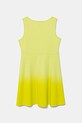 United Colors of Benetton rochie din bumbac pentru copii 3NPDCV011.G.Seasonal verde SS25