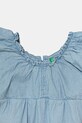 Fete United Colors of Benetton rochie din bumbac pentru copii 4DHJGV02H.P.Seasonal albastru