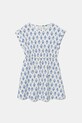 Dětské bavlněné šaty United Colors of Benetton midi modrá 4MMDCV03F.G.Seasonal