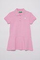 Дитяча сукня United Colors of Benetton короткий рожевий 3F9HGV00Z.P.Seasonal