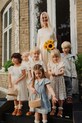Konges Sløjd sukienka bawełniana dziecięca CELEBRATION ALLIE SAILOR DRESS GOTS KS103567
