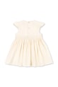 Dziewczynka Konges Sløjd sukienka bawełniana dziecięca CELEBRATION AALIYAH DRESS GOTS KS103576 beżowy