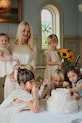 Дитяча бавовняна сукня Konges Sløjd CELEBRATION AALIYAH BABY SET GOTS KS103577