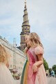 Сукня Konges Sløjd ODETTE RAINBOW DRESS KS103022 рожевий
