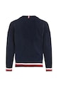 Chłopiec Tommy Hilfiger kardigan bawełniany dziecięcy KB0KB08891.PPYA granatowy
