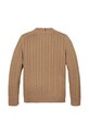 Хлопчик Дитячий бавовняний светр Tommy Hilfiger KB0KB09348.PPYA коричневий