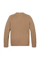 Chlapec Detský bavlnený sveter Tommy Hilfiger KB0KB09348.PPYA hnedá