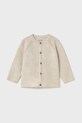 Mayoral cardigan din bumbac pentru copii uni bej 1306.3B.Baby.PPYA