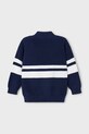 Mayoral sweter bawełniany dziecięcy 3368.5E.Mini.PPYA granatowy SS25