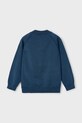 Mayoral cardigan din bumbac pentru copii 3373.5H.Mini.PPYA bleumarin SS25