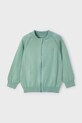 Mayoral cardigan din bumbac pentru copii 3373.5H.Mini.PPYA verde SS25