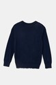 Детский хлопковый свитер United Colors of Benetton 1098C107W.G.Seasonal тёмно-синий SS25