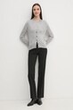 Кардиган з домішкою вовни Calvin Klein K20K207935 сірий SS25