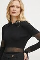 Patrizia Pepe sweter czarny 8K0248.K078