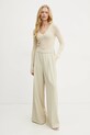 Volnen pulover Patrizia Pepe 8K0263.K034 rumena SS25