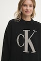 Βαμβακερό πουλόβερ Calvin Klein Jeans μαύρο J20J224799