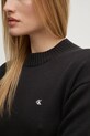 Calvin Klein Jeans sweter bawełniany J20J224802 czarny