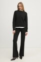 Светр з домішкою вовни Calvin Klein Jeans J20J225073 чорний SS25