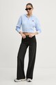 Tommy Jeans pulover de bumbac DW0DW19334 albastru SS25