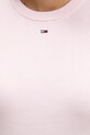 Tommy Jeans sweter bawełniany DW0DW19336 różowy