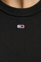 Tommy Jeans pulover de bumbac DW0DW19336 negru