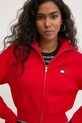 Кардиган з домішкою вовни Tommy Jeans червоний DW0DW19886