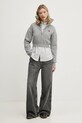 Tommy Jeans cardigan din amestec de lana DW0DW19886 gri SS25
