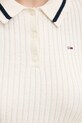 Tommy Jeans pulover din amestec de lana DW0DW19887 bej