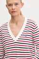 Tommy Jeans pamut pulóver fehér DW0DW19888