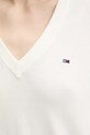 Tommy Jeans pulover de bumbac DW0DW19888 alb