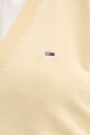 Tommy Jeans pulover de bumbac DW0DW19888 galben