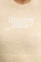 Tommy Jeans sweter z domieszką wełny DW0DW19895 żółty